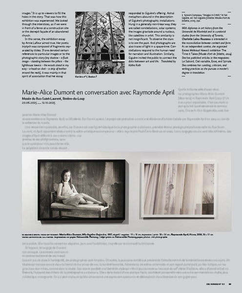 CV131 - Marie-Alice Dumont et Raymonde April – Hélène Samson