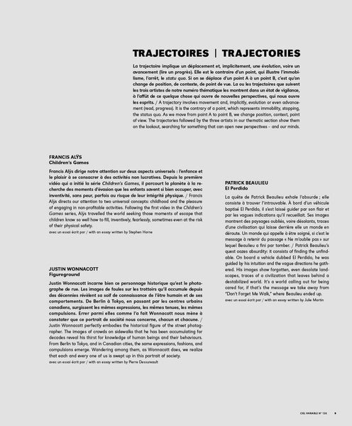 CIEL VARIABLE 126 - TRAJECTOIRES