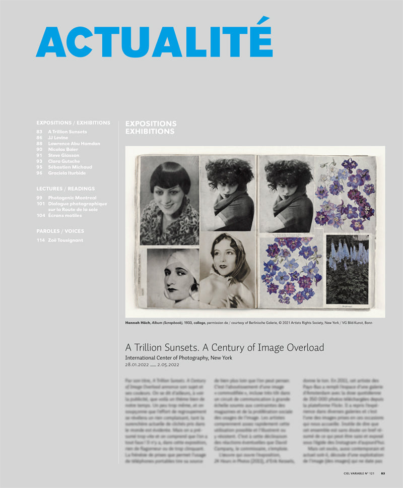 CV121 - A Trillion Sunsets. A Century of Image Overload — Sylvain Campeau